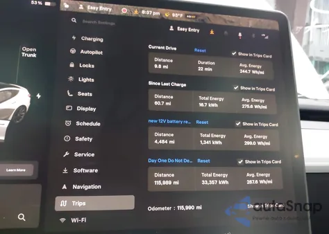 2020 Tesla Model 3 Performance Dual Motor All-Wheel Drive z USA, uszkodzony, nr VIN 5YJ3E1EC0LF742900